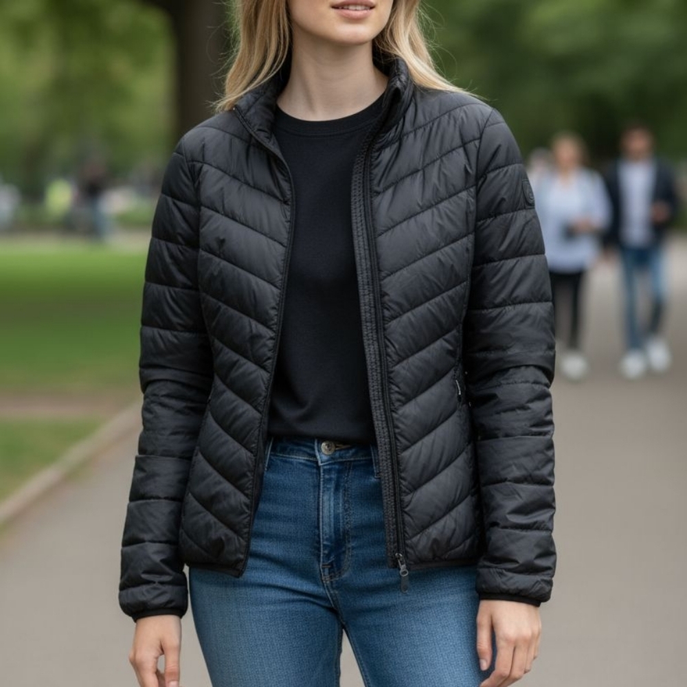 Xersion Women's Black Puffer Jacket